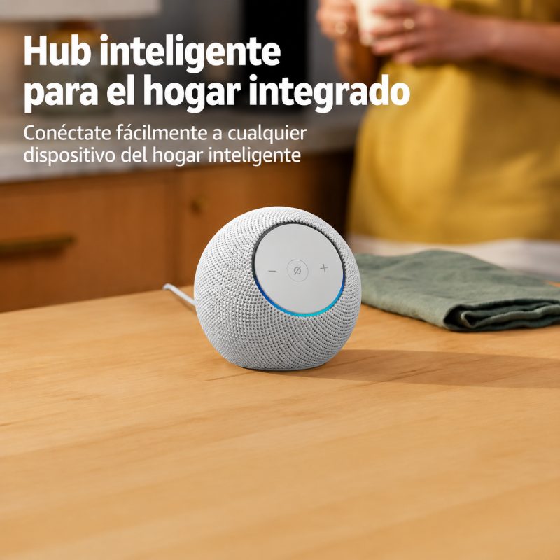 Bocina Inteligente Amazon Echo Dot Max con Alexa Negro