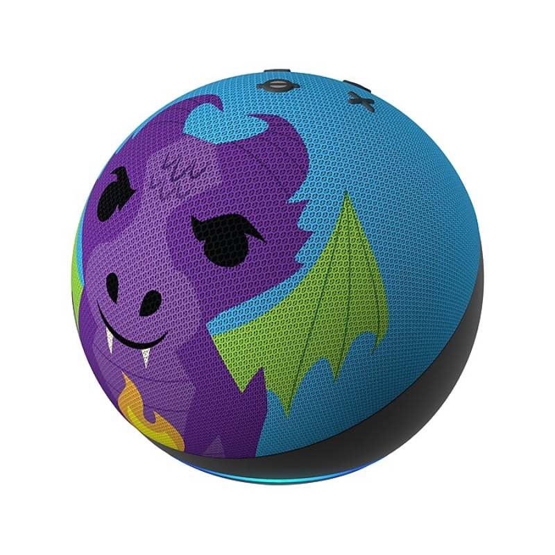 Bocina inteligente Amazon Echo Dot Kids con Alexa edición Fire Dragon