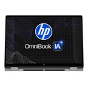 Laptop HP OmniBook 14-fk0074la 14" Touchscreen AMD Ryzen AI 7 350 24GB RAM 1TB SSD AMD Radeon W11 Home Plateada Teclado Español