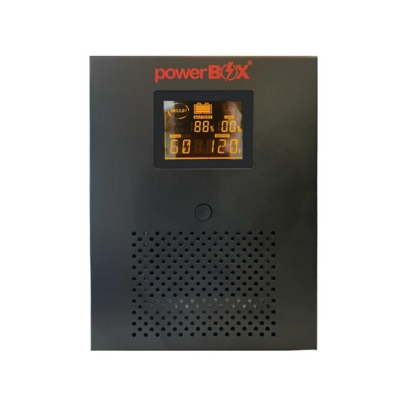UPS 3000VA PowerBox PBR3000 1800W 6 Tomas LCD