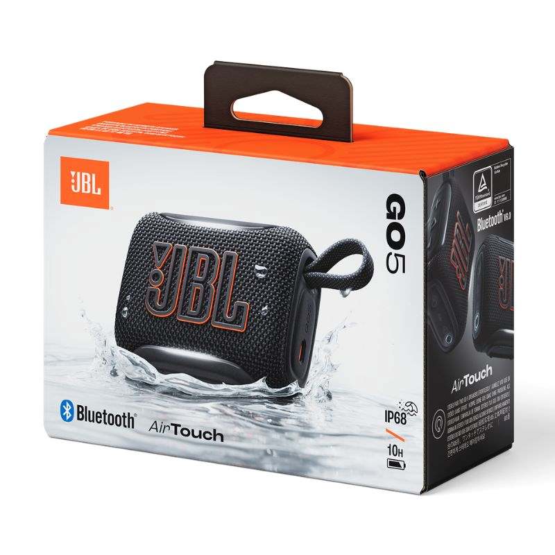 Bocina Bluetooth JBL Go 5 Waterproof 4.8W Negra