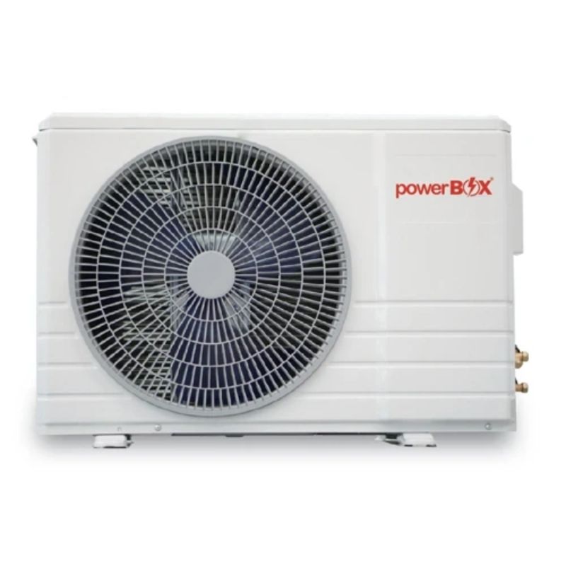 Combo Aire acondicionado PowerBox de 24,000BTU + Panel solar HiTek 600W + Brackets HiTek para techo inclinado