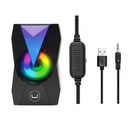 Bocina 2.0 Unno Tekno Icon SP9013BK 10W Negro