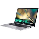 Laptop Acer A3 15" Intel Core i5-1235U 16GB RAM 512GB SSD Intel Graphics W11 Home Plateada Teclado Español