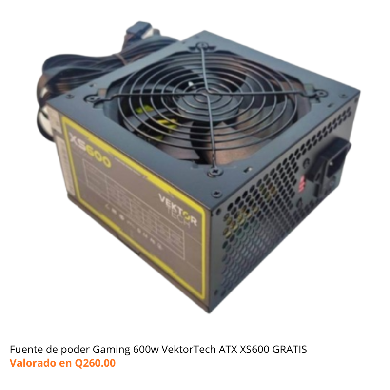 Case Gaming VektorTech QGM-570 Media Torre Vidrio Templado Micro-ATX Negro (Sin Fuente)