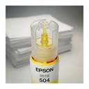 Botella de Tinta Epson T504 Amarillo 70ml