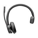 Audífonos tipo Headset HP Poly Voyager 4310-M Bluetooth USB-C Con micrófono Negro