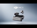 Micrófono DJI Mic 3 (1 TX + 1 RX) Negro