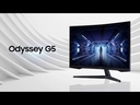Monitor 27" LED Samsung Odyssey G55C Curvo 2560x1440 165Hz HDMI