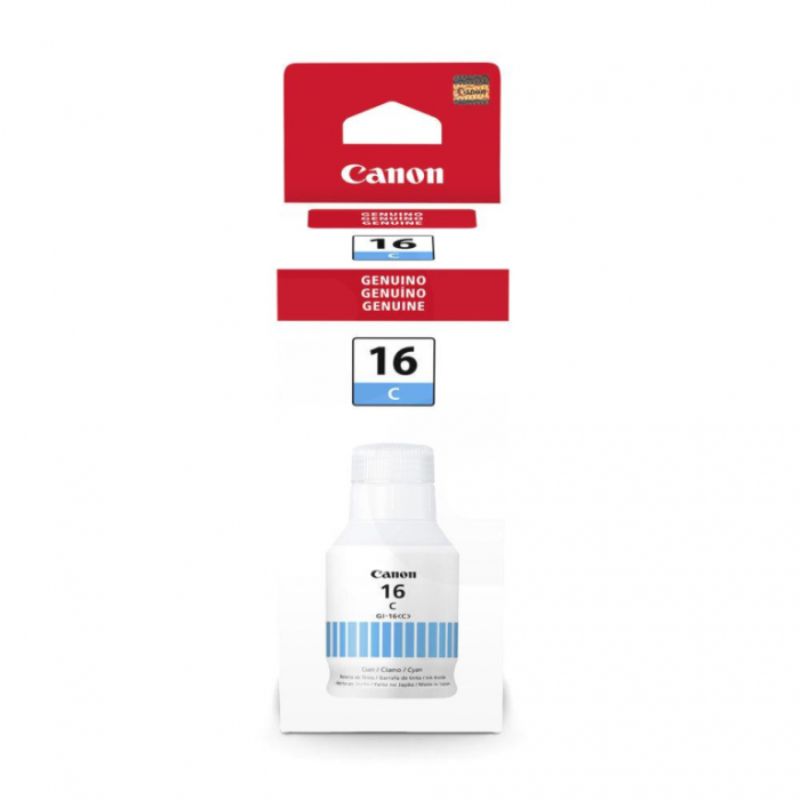 Botella de Tinta Canon GI-16B Cian 135ml