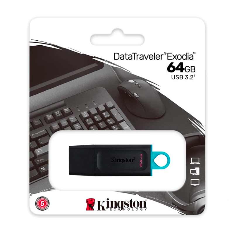 Memoria USB Kingston 64GB 3.2 DTX