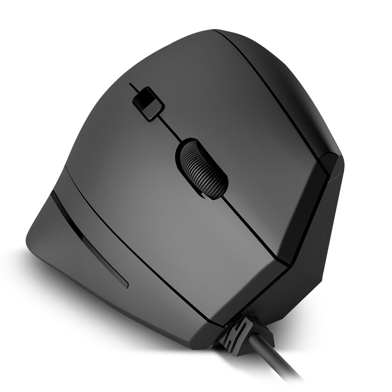 Mouse Alámbrico Klip Xtreme Krest 1600DPI Negro