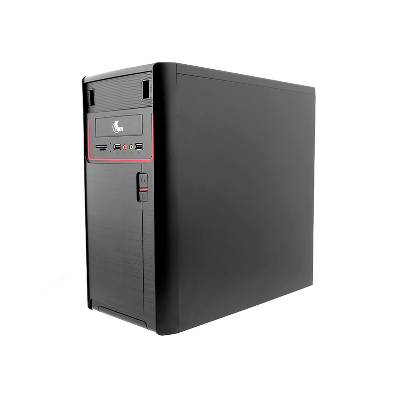Case Xtech Micro Torre XTQ-100 con Fuente de Poder 500W Negro