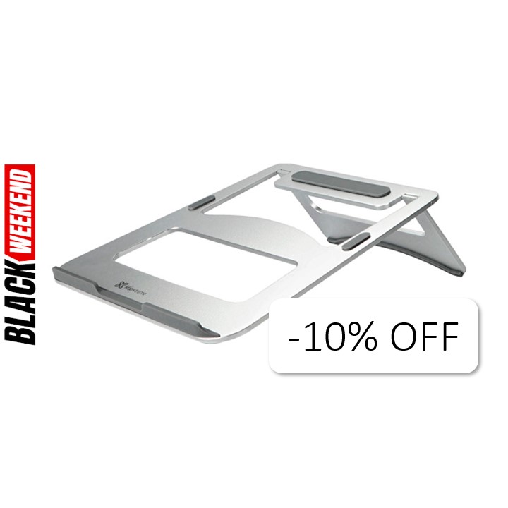 Base para Notebook Klip Xtreme KAS-001 Podium 15.6" Plegable de Aluminio