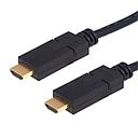 Cable HDMI Argom ARG-CB-1910 1.8 Metros Macho-Macho Giratorio Negro