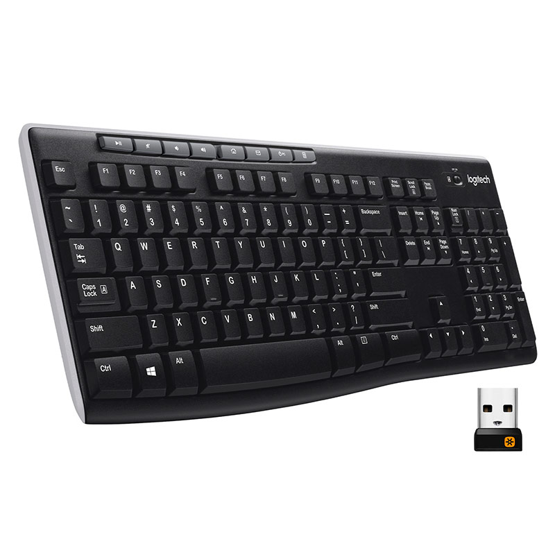 Teclado Inalámbrico Logitech K270 USB Español Negro