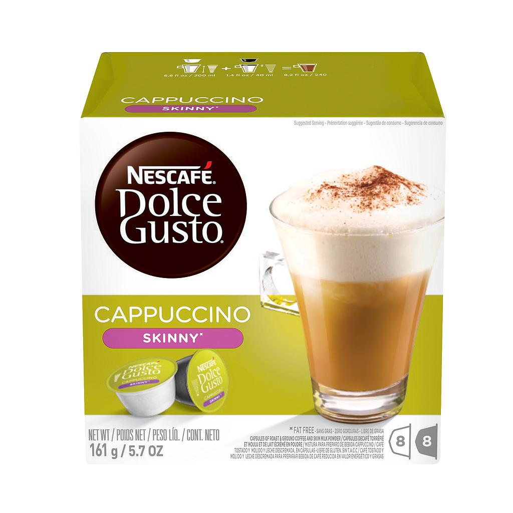 Cápsulas nescafé dolce gusto cappuccino skinny