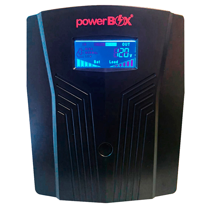 UPS 1500VA PowerBox PB15006LCD 900W 6 Tomas Nema