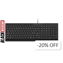 Teclado Alámbrico Klip Xtreme Compass USB Negro Español