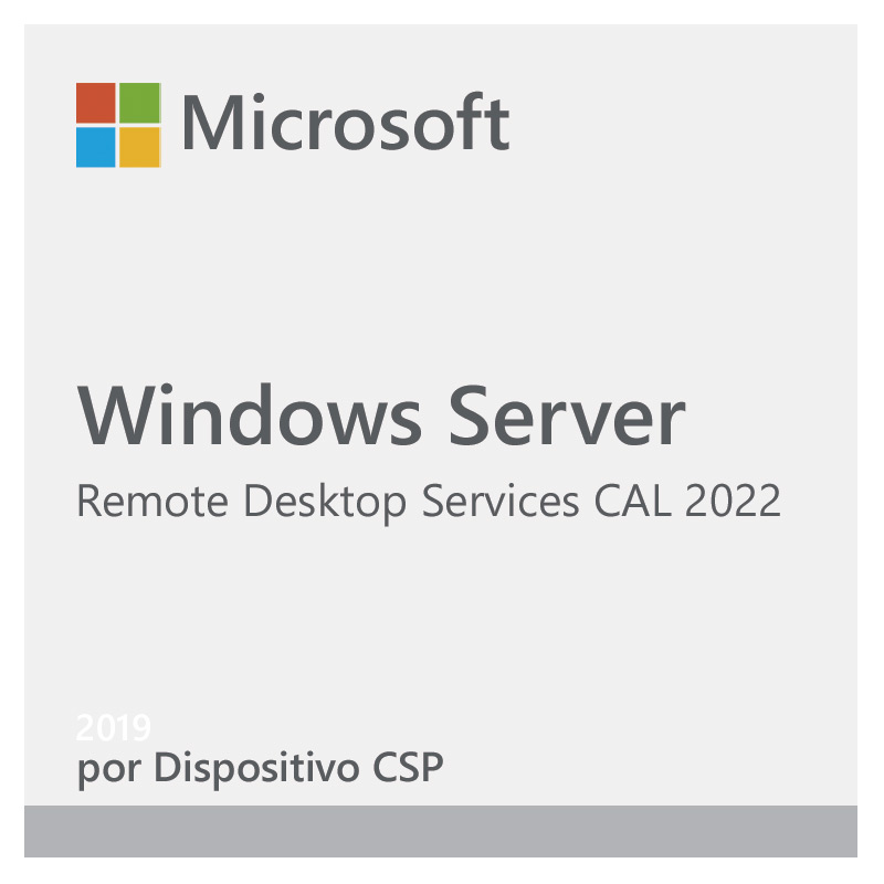 Licencia de Windows Server Remote Desktop Services CAL 2022 por Dispositivo CSP Perpetuo