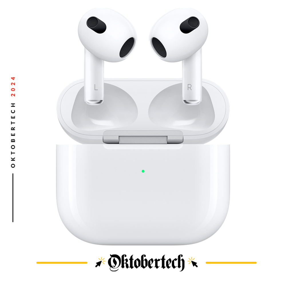 Audífonos Bluetooth Apple AirPods 3ra Gen Estuche de Carga MagSafe Blanco