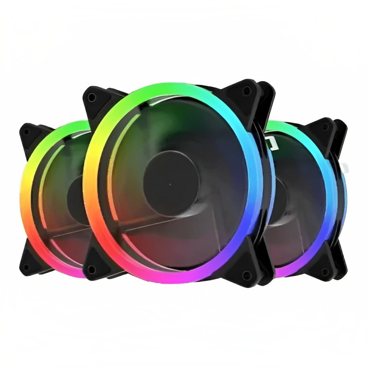 Kit de 3 Ventiladores CheckPoint RGB 120mm