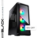 Case Gaming Cougar Archon 2 RGB Media Torre Vidrio Templado ATX Negro (Sin Fuente)