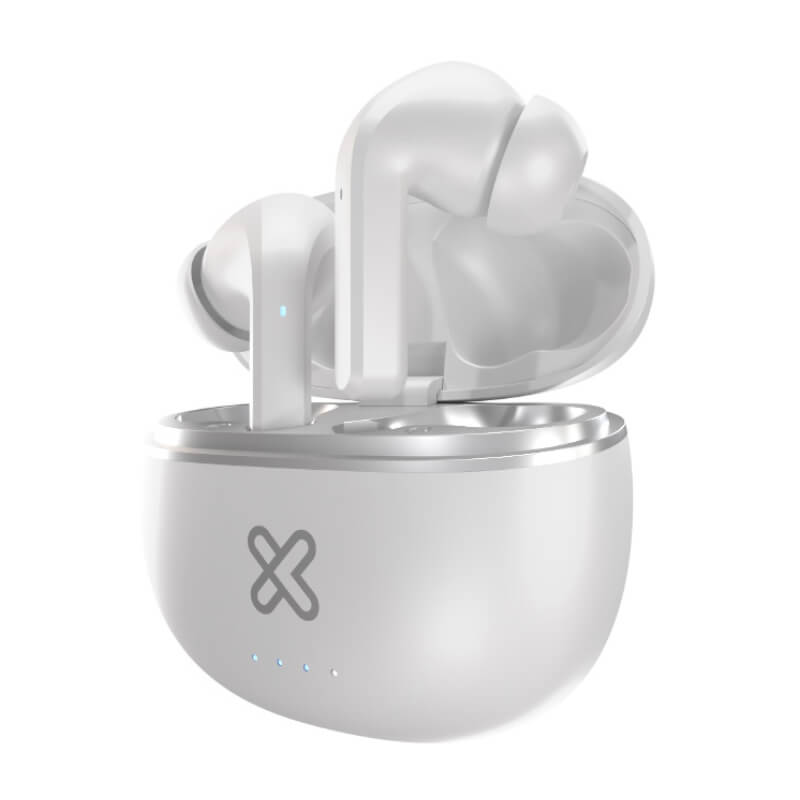 Audífonos Bluetooth Klip Xtreme EdgebudsPro In-ear con Micrófono Blanco