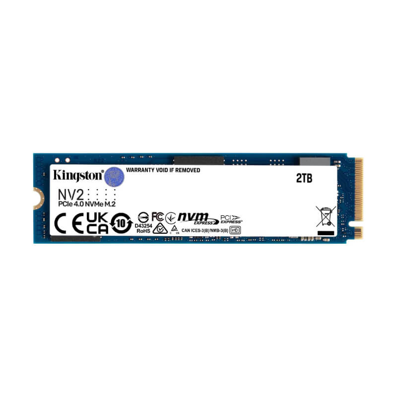 Unidad SSD M.2 2280 2TB Kingston NV2 PCIe 4.0 NVMe 3500MBs