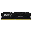 Memoria RAM DDR5 DIMM 16GB Kingston Fury Beast Disipador 5200MHz CL40