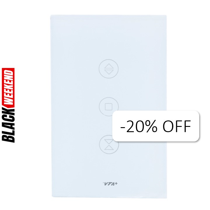 Interruptor Inteligente para Cortinas VTA Connect IOT Touch Smart Home Wi-Fi