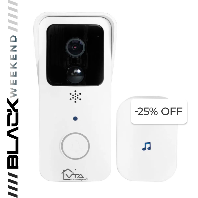 Video Portero Inteligente VTA+ Doorbell 1080P con Timbre Smart Home Wi-Fi