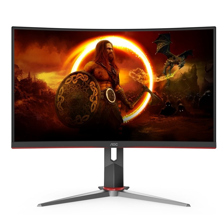 Monitor 24" AOC C24G2 FHD 1920x1080 VA Curvo 165Hz HDMI DP VGA
