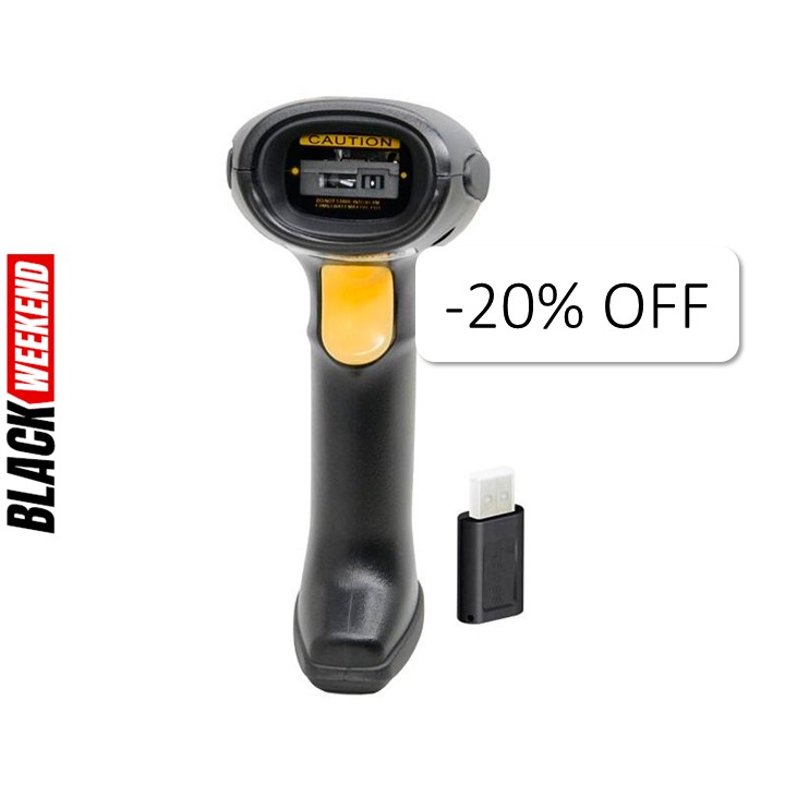 Lector de Código de Barras AON HS-150 1D WL Scanner Negro