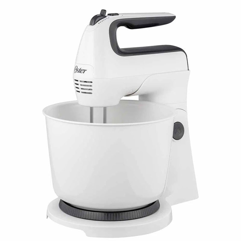 Batidora de Mano y Pedestal Oster 6 Velocidades Tazón de 3.7Lt Blanco