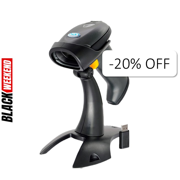 Lector de Código de Barras AON HS-250 Láser 2D WL Negro