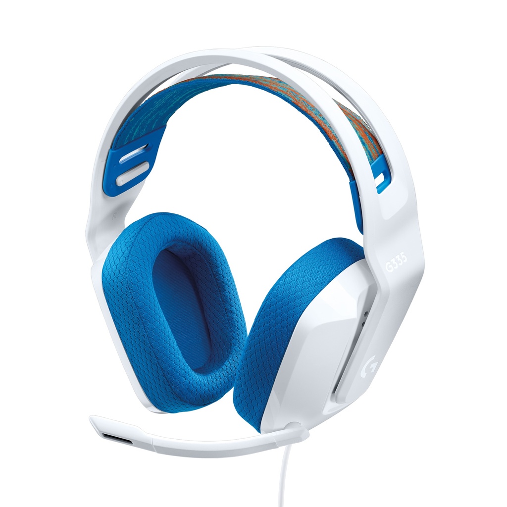 Audífonos tipo Headset Logitech G335 3.5mm con Micrófono Blanco