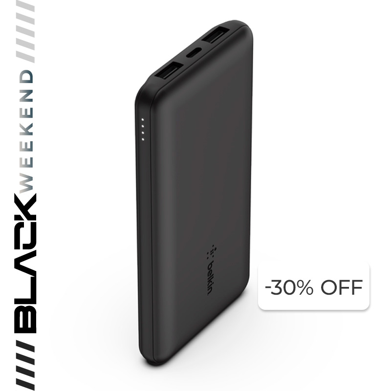 Powerbank Belkin BoostCharge 10000mAh USB/USB-C Negro