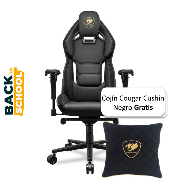 Silla Gaming Cougar HotRod Negro Dorado