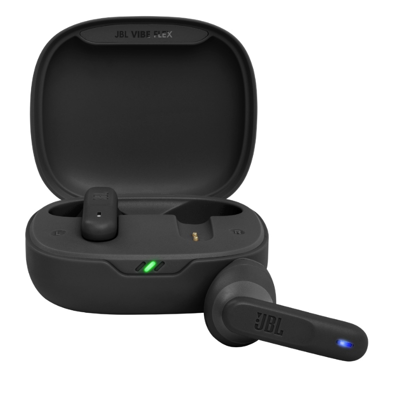 Audífonos Bluetooth JBL Vibe Flex in-ear con Micrófono Negro