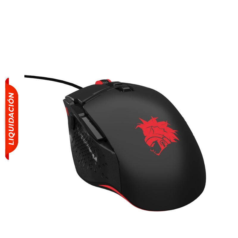 Mouse Gaming Alámbrico Pilas Choy-J 7200DPI RGB Negro