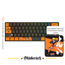 Teclado Gaming Mecánico Alámbrico Checkpoint Naruto KX-400 RGB Edición Naruto