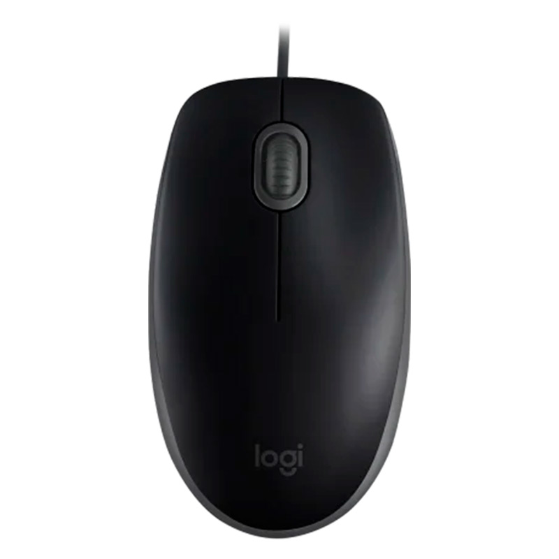 Mouse Alámbrico Óptico Logitech M110 Silent 1000 DPI Negro