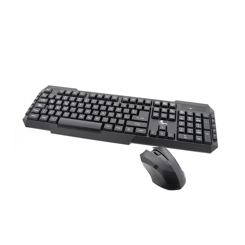 Teclado y Mouse Inalámbrico Xtech XTK-309S USB Negro Español