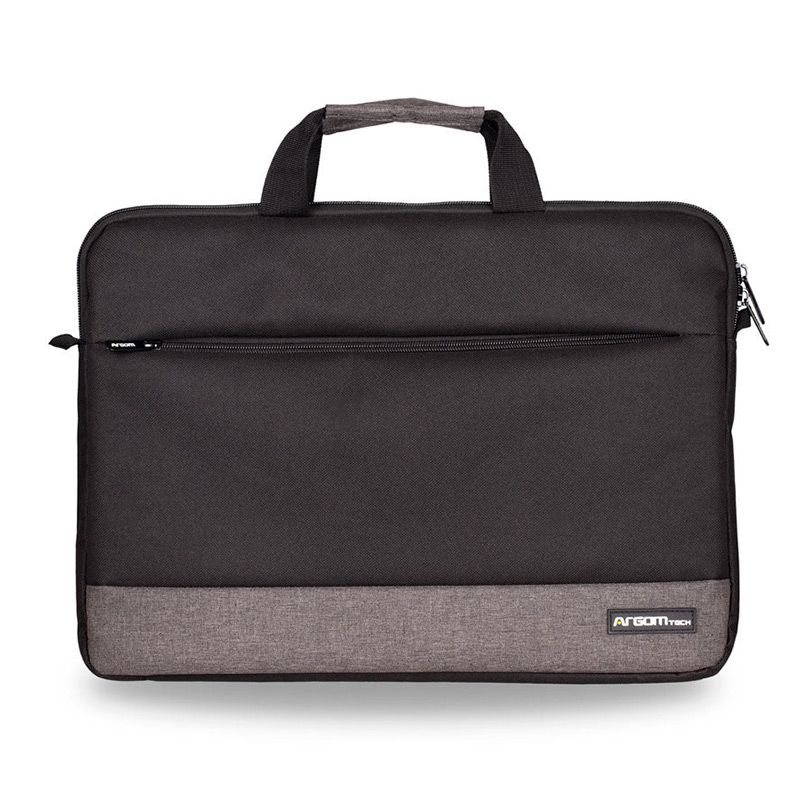 Maletín Para Notebook Argom Essential 15.6" Gris/Negro