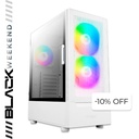 Case Gaming Antec NX410 Media Torre Vidrio Templado ATX Blanco