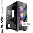 Case Gaming Antec DF800 FLUX Media Torre Vidrio Templado ATX Negro