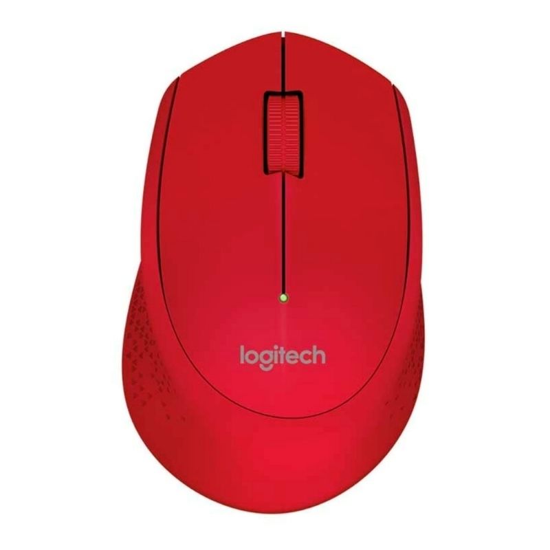 Mouse Inalámbrico Logitech M280 Óptico 1000DPI Rojo