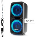 Bocina Dolphin SP-2120RBT Party Speaker Dual 12” Bluetooth 3600W Negro