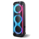 Bocina Dolphin KP-380 Karaoke Speaker Triple 8" Bluetooth 3800W Negro